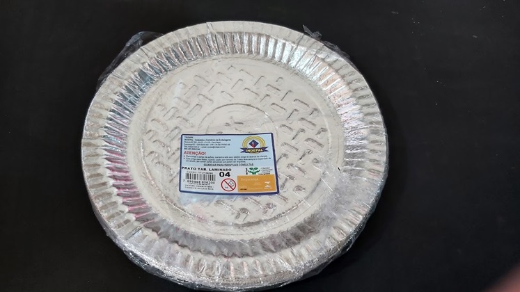 PRATO TABULEIRO LAMINADO 04  UNID 25CM